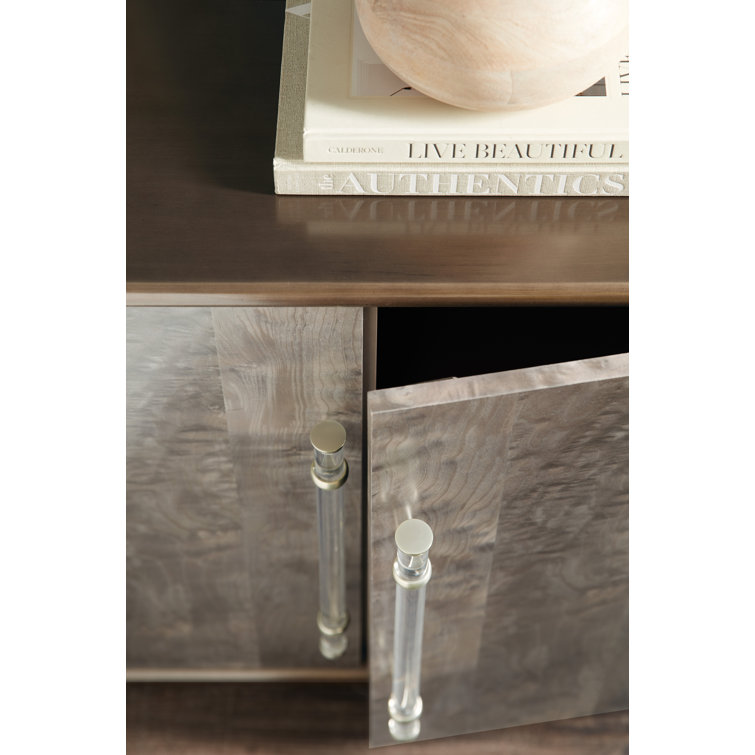 Brown Maple Veneer Transitional Accent Chest