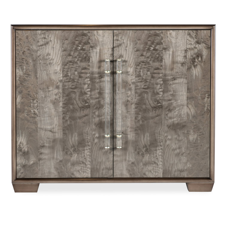Brown Maple Veneer Transitional Accent Chest