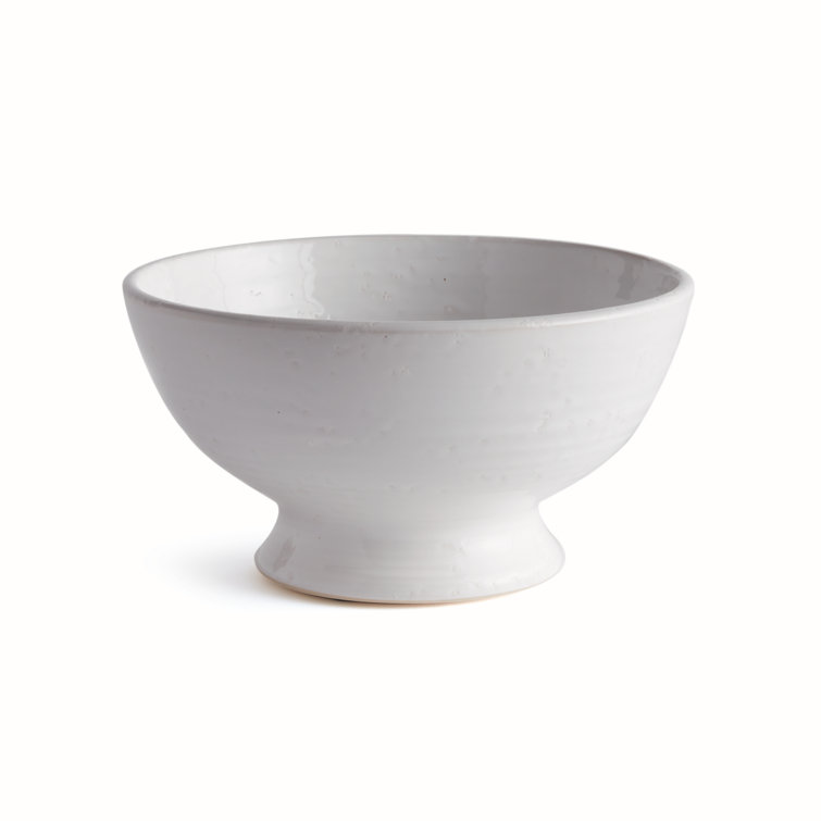 Handcrafted White Terracotta Decorative Bowl