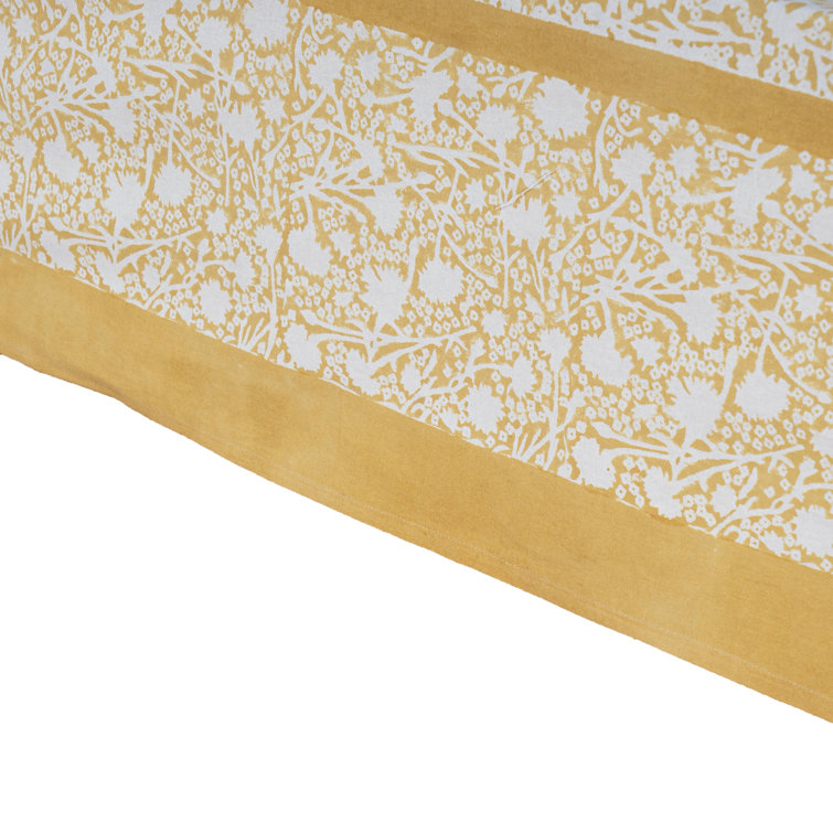 Meadows Vert 59" Square Fabric Tablecloth