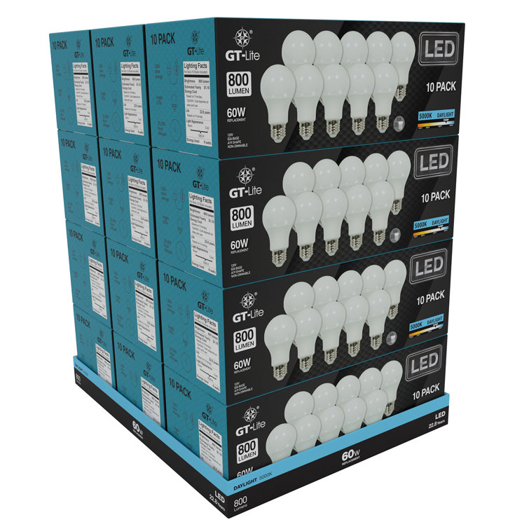 Soft White Dimmable LED A19 Light Bulb, 100W Equivalent