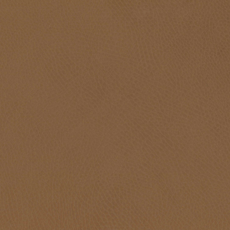 Camel Vegan Leather and Wood Bassinet for Newborns