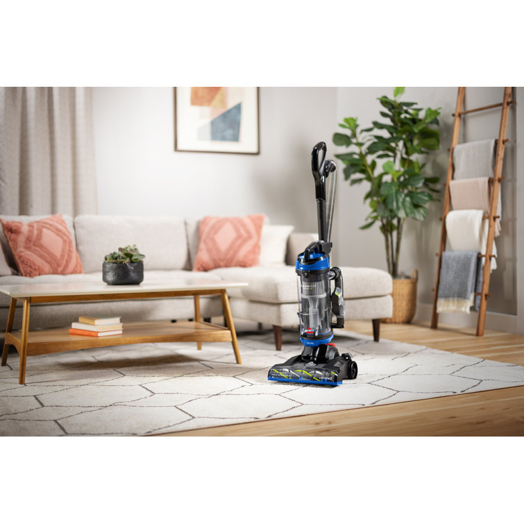 Black and Blue Bagless Upright Vacuum for Pet Hair