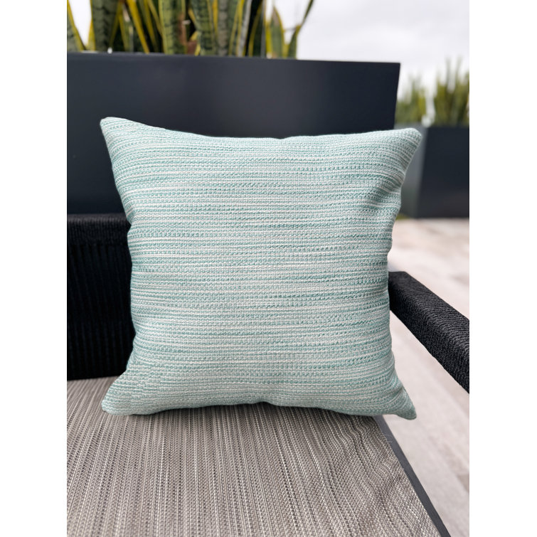 Aqua Square UV-Resistant Acrylic Indoor/Outdoor Pillow