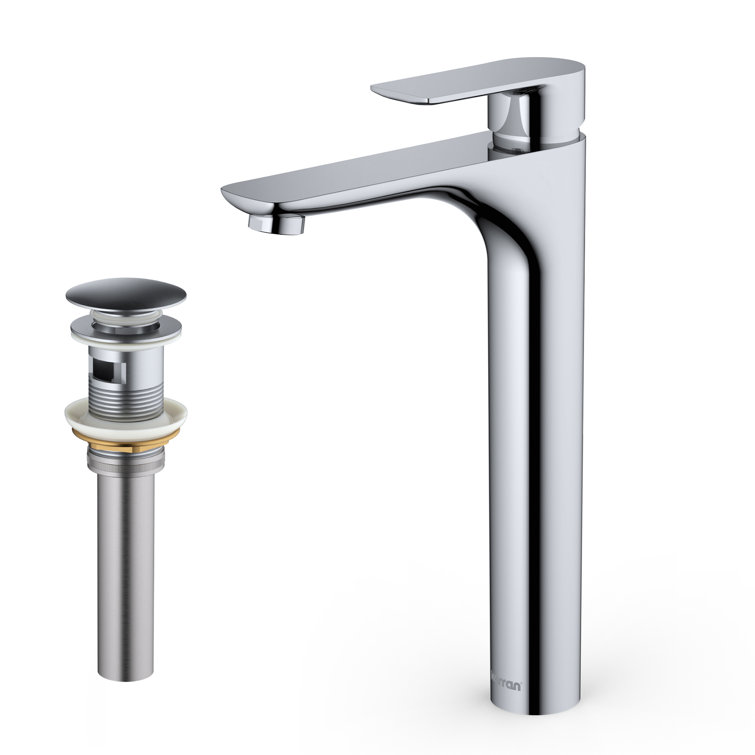 Kayes Stainless Steel Single Handle Vessel Bathroom Faucet
