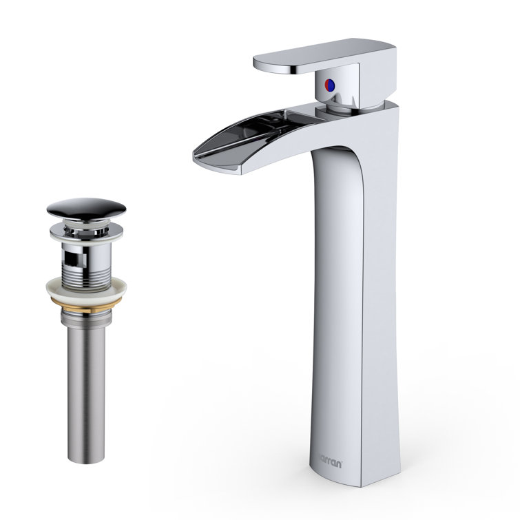 Karran Kassel Chrome Waterfall Single Lever Vessel Faucet