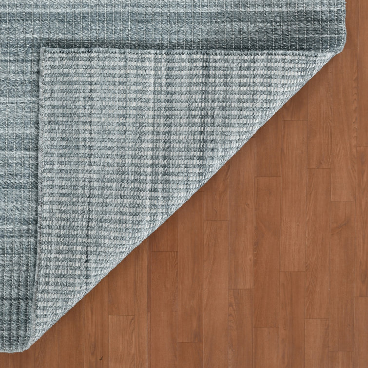Atlantic StripedMetallic Gray Hand-Woven (Outdoor) Area Rug