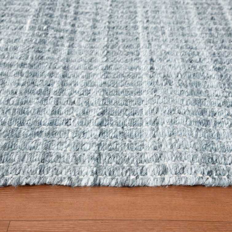 Atlantic StripedMetallic Gray Hand-Woven (Outdoor) Area Rug