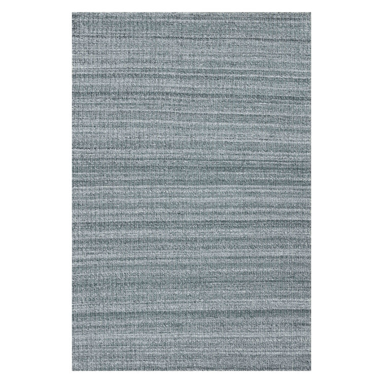 Atlantic StripedMetallic Gray Hand-Woven (Outdoor) Area Rug