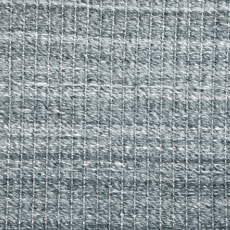 Atlantic StripedMetallic Gray Hand-Woven (Outdoor) Area Rug