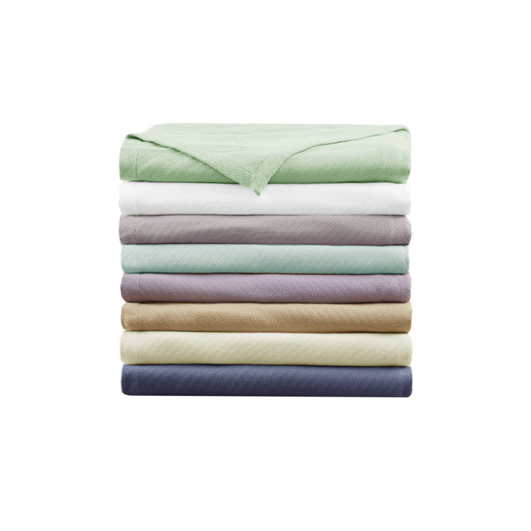 Navy Blue King Size Cotton Machine Washable Blanket