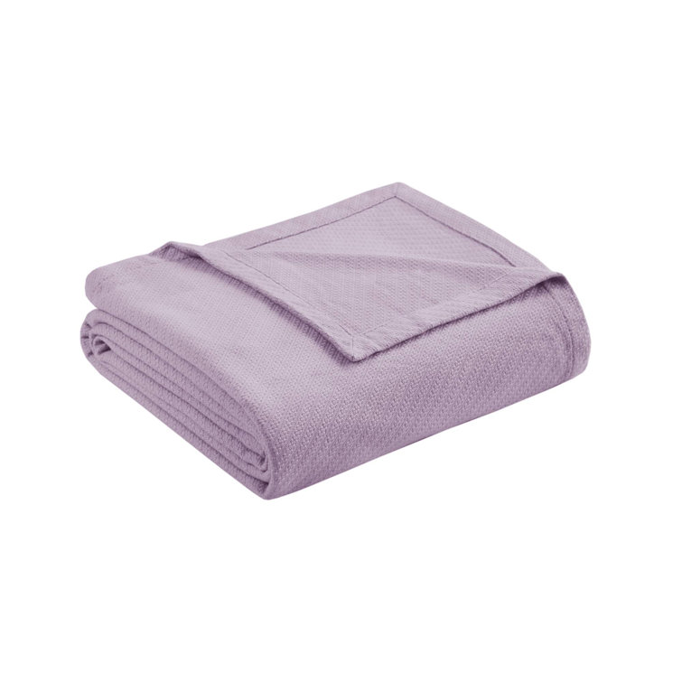 King Lilac Liquid Cotton Machine Washable Blanket
