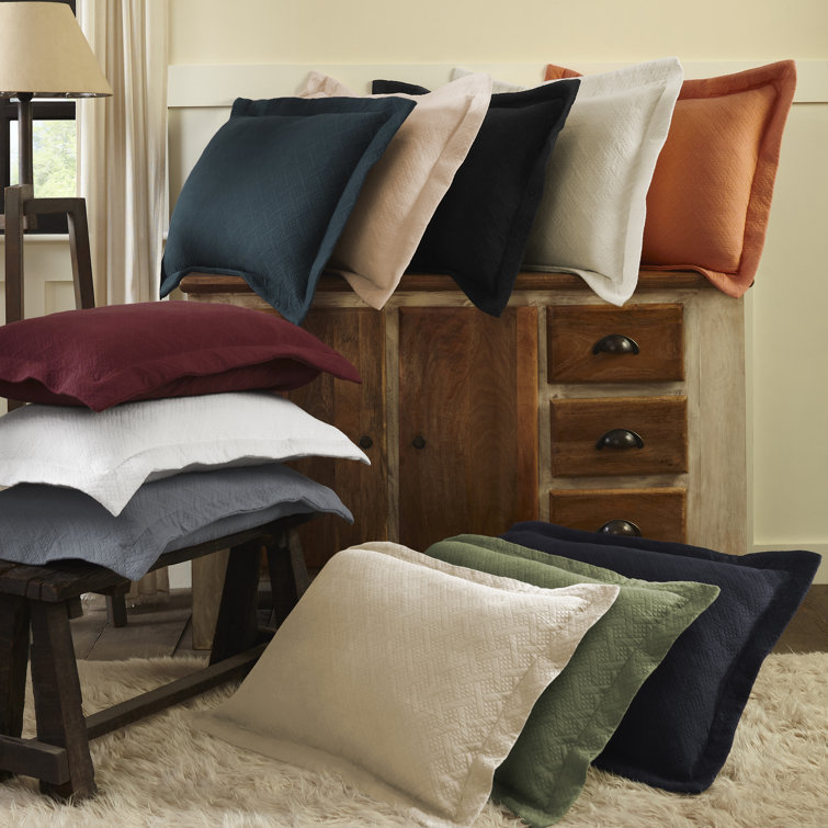Sage Full Cotton Basket Weave Bedspread Set