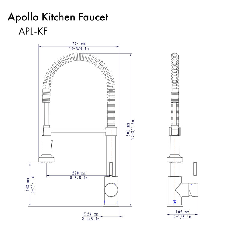 Champagne Bronze Pull-out Spray Kitchen Faucet