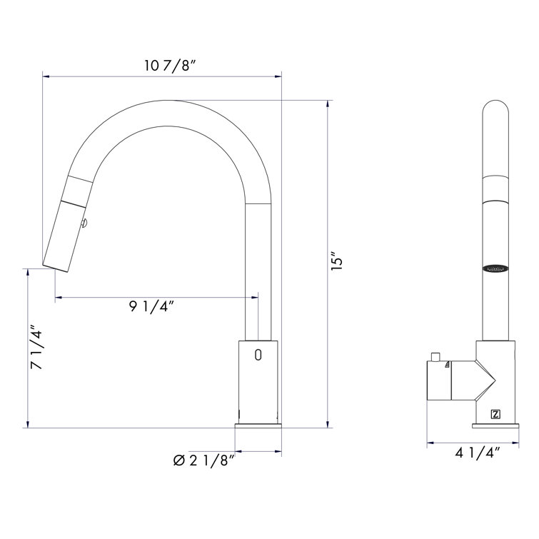 Brushed Nickel Touchless Kitchen Faucet with Pull-out Spray