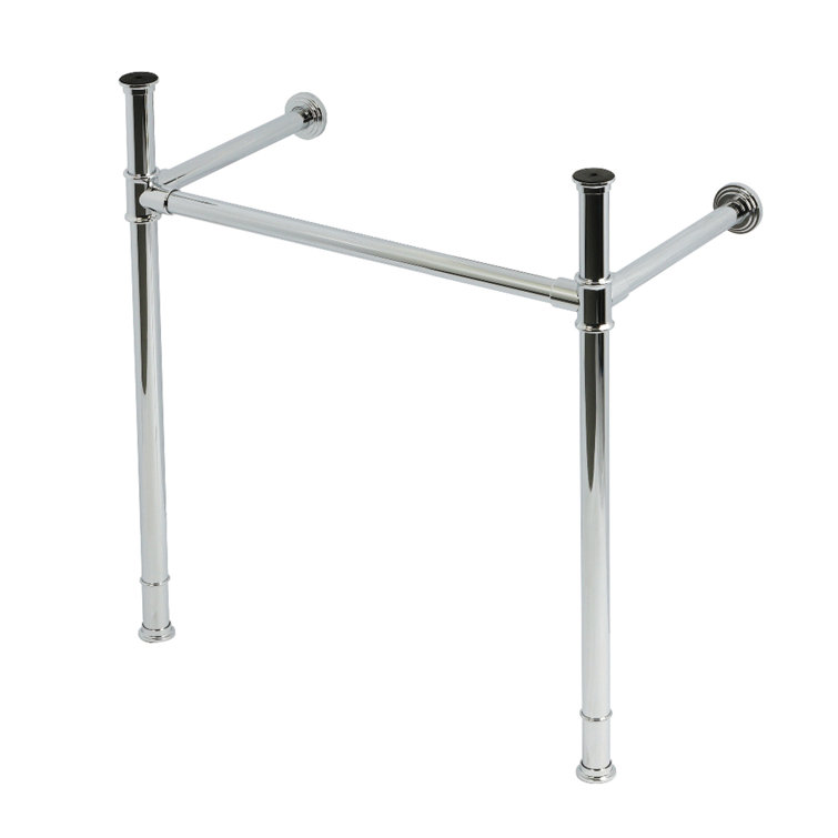 Polished Chrome Stainless Steel Console Sink Legs