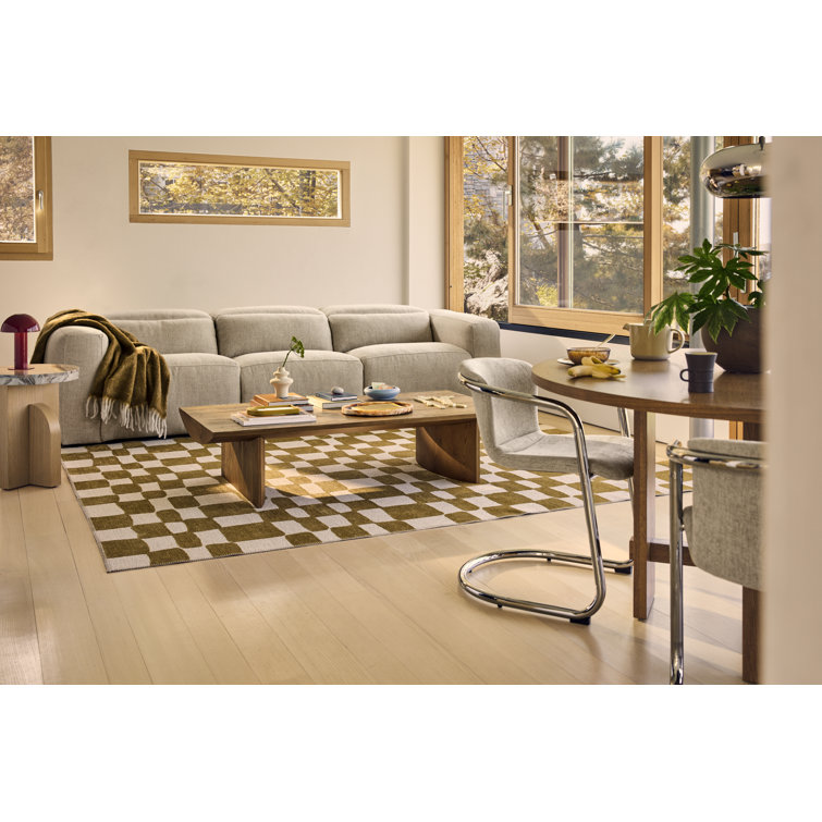 White Upholstered Metal Arm Chair with Chrome Finish, Set of 2