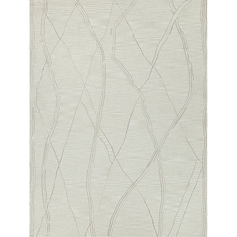 Handmade Red Wool Tufted Rectangular Area Rug 12' x 15'
