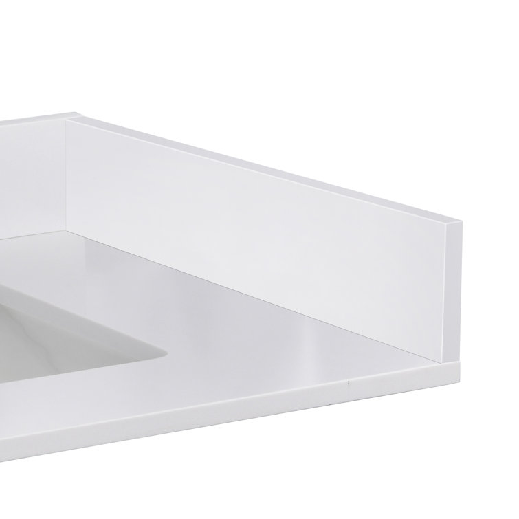White Expressions Solid Surface Backsplash Kit