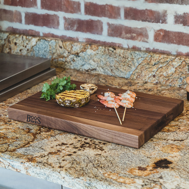 John Boos Walnut Reversible 18x12 Wood Cutting Board