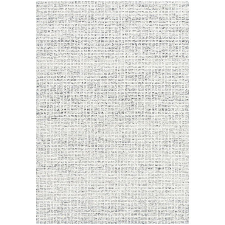 Handmade Light Gray Wool Rectangular Area Rug 12' x 15'