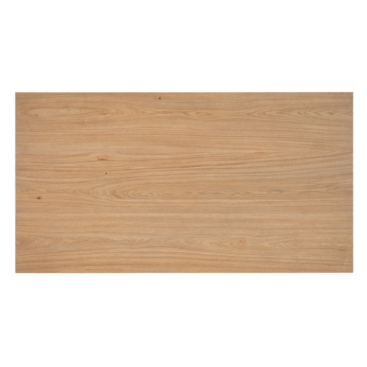 Rustic Light Brown Wood Writing Desk with Drawers