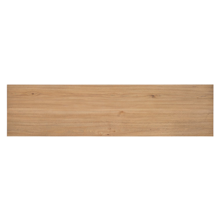 Rustic Brown Wood Console Table with Storage Drawers