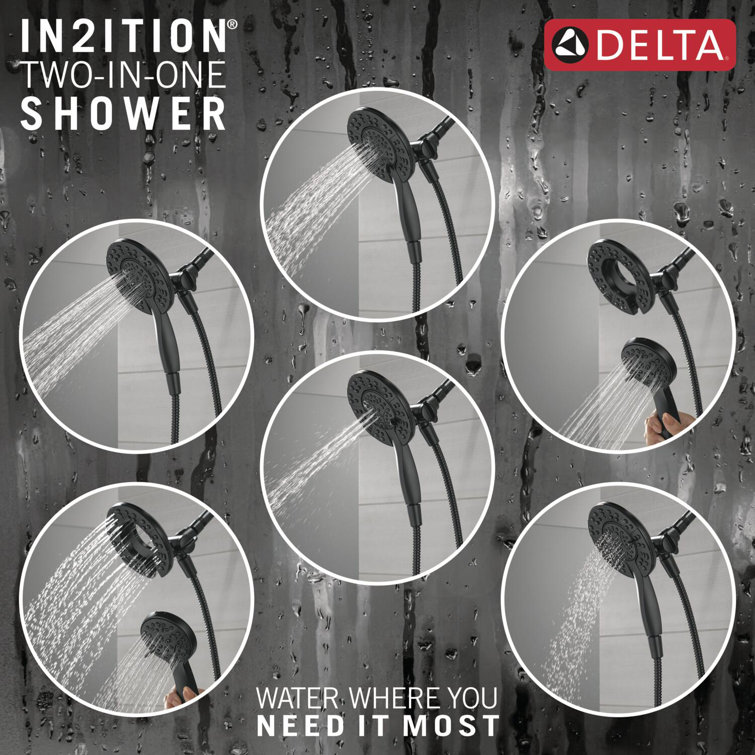 Albion Matte Black Multi-Function Handheld Shower System
