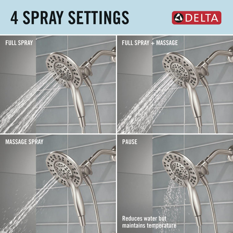 Albion Brushed Nickel Multi-Function Handheld Shower System