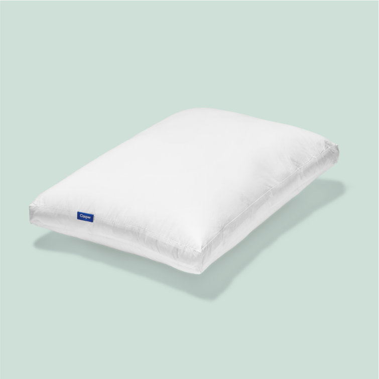 Standard White Polyester Pillow Set, Two Pack