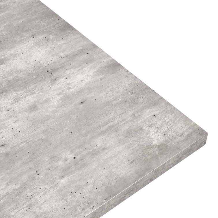 Reclaimed Wood and Concrete Trestle Dining Table