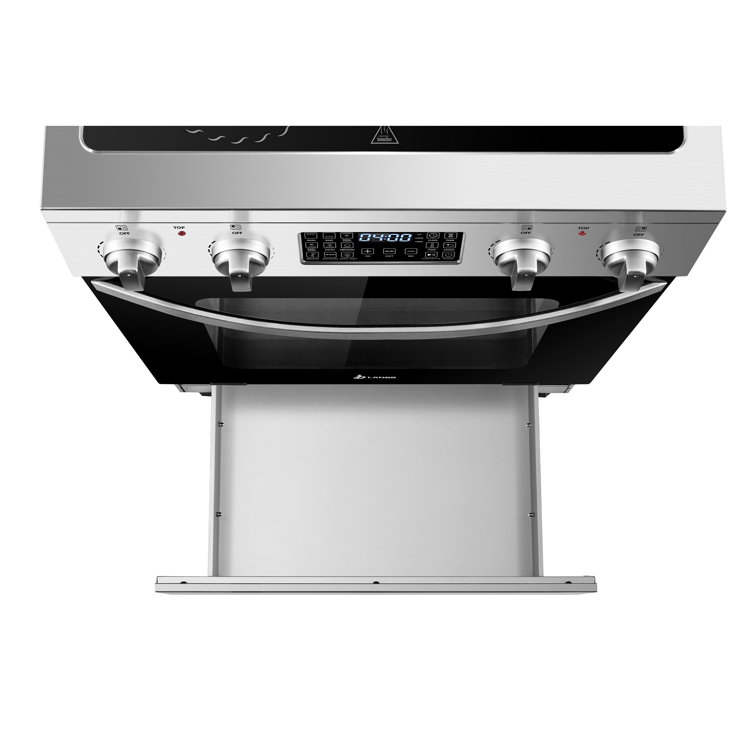Lanbo 24 Inch Stainless Steel Freestanding Electric Range with Convection Oven