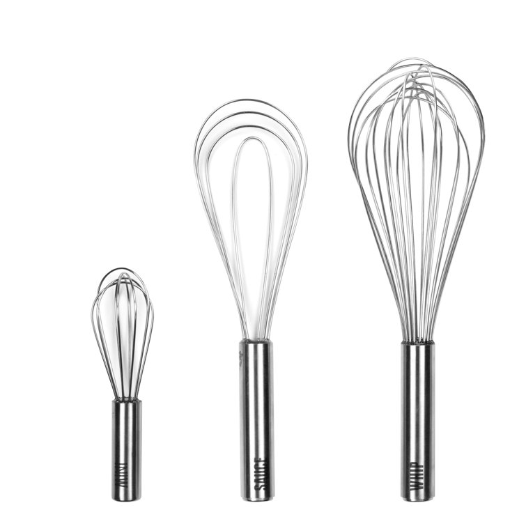 Stainless Steel Mini and Sauce Whisk Set of 3