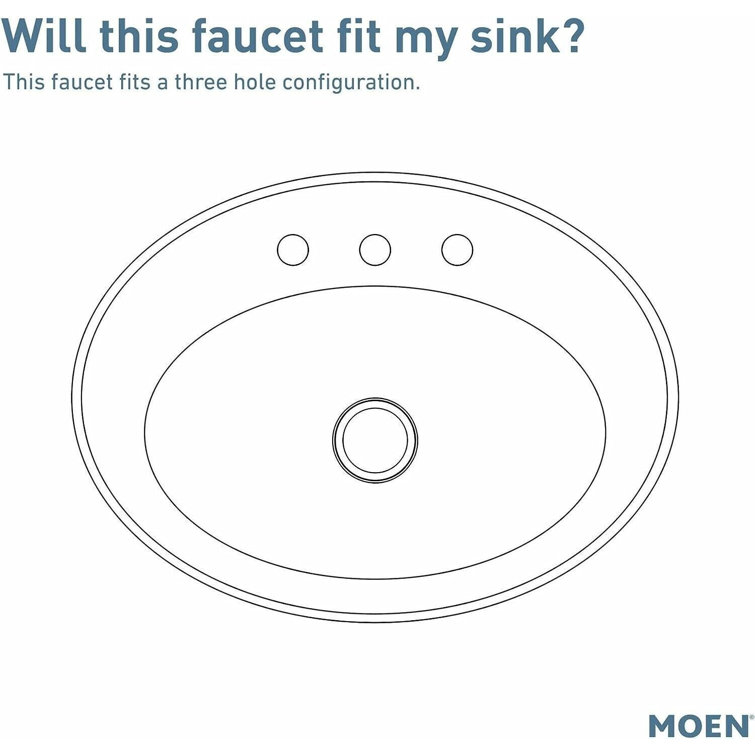 Moen Banbury Brushed Nickel High Arc Centerset Faucet