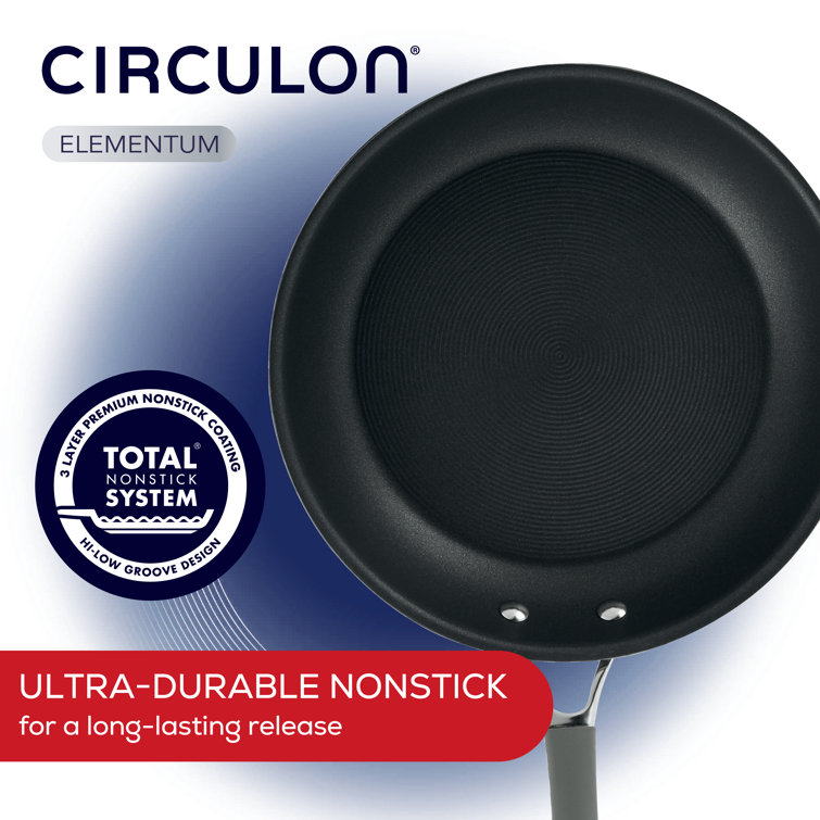 Gray 10-Piece Nonstick Aluminum Cookware Set with Glass Lids