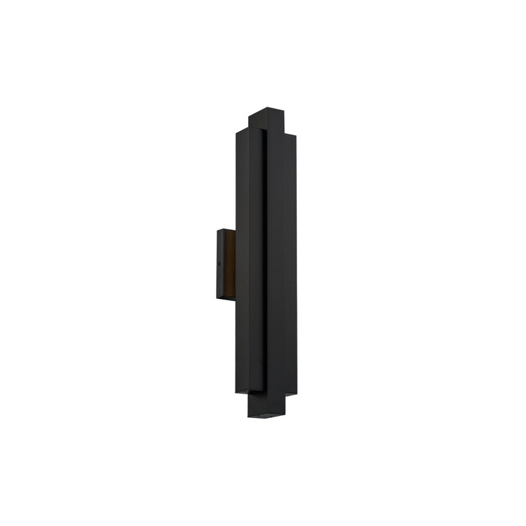 Arrow Black Aluminum 22" LED Outdoor Wall Light
