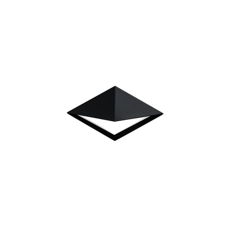 Black Aluminum Dimmable LED Outdoor Wall Light