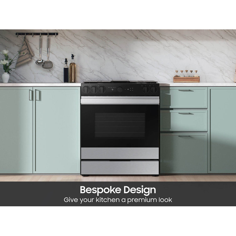 Samsung 6.0 Cu. Ft. Stainless Steel Smart Slide-In Gas Range