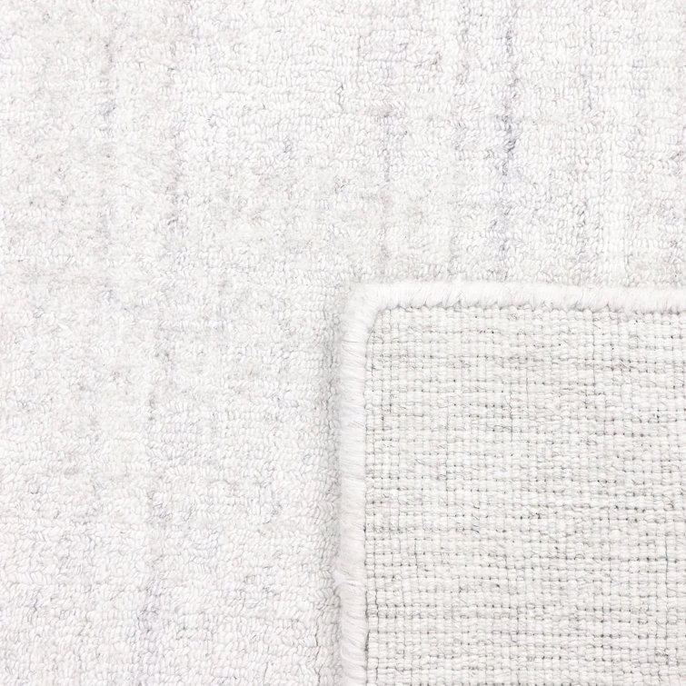 Ashton Hand-Loomed Ivory Wool and Viscose 8' x 10' Area Rug