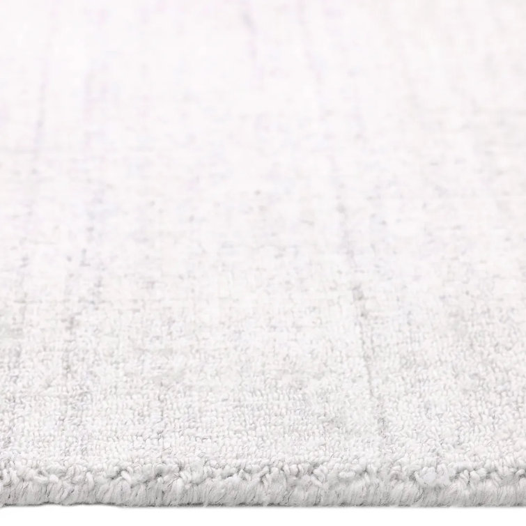 Ashton Hand-Loomed Ivory Wool and Viscose 8' x 10' Area Rug