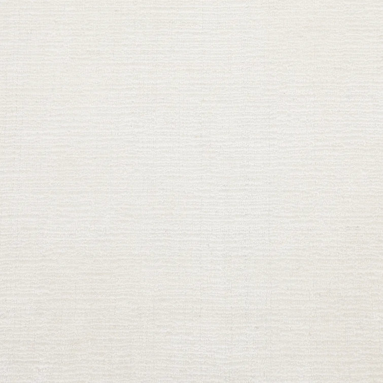 Ivory Elegance 8' x 10' Handmade Wool-Viscose Stripe Area Rug