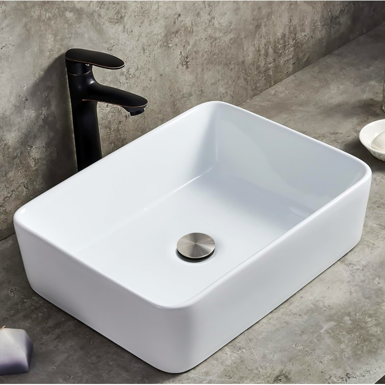 Brushed Nickel ABS Bathroom Sink Pop-Up Drain Assembly