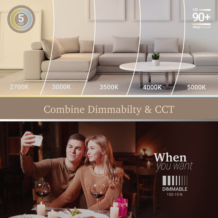 3-Inch Fire Rated Dimmable LED Recessed Light Pack