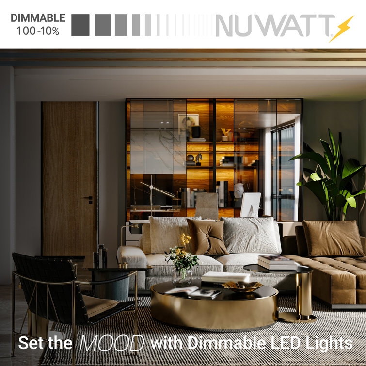 5/6 Inch White Aluminum LED Recessed Lighting Kit, 24 Pack