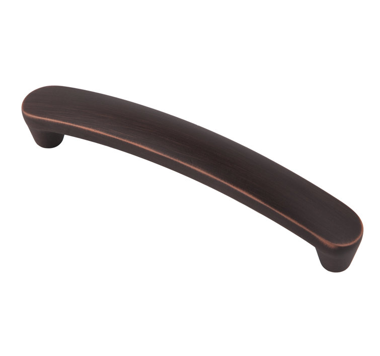 Selma Satin Copper 4-inch Oval Bar Pull with Mounting Hardware
