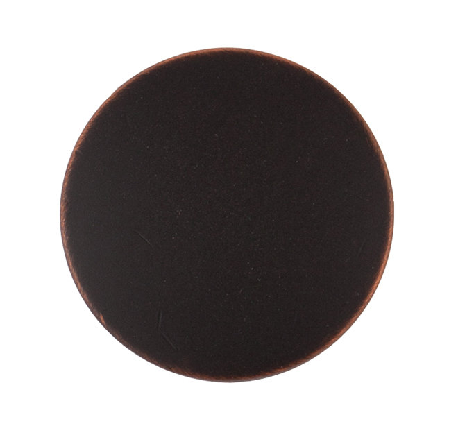 Elon Oil Rubbed Bronze Round Cabinet Knob with Mounting Hardware