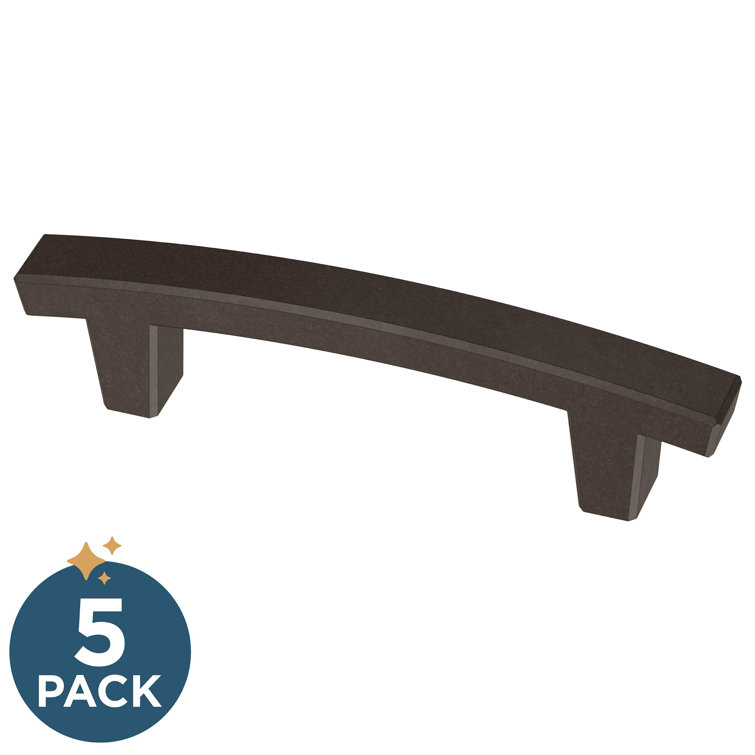 Deep Bronze 3" Bar Cabinet Pulls with Installation Hardware