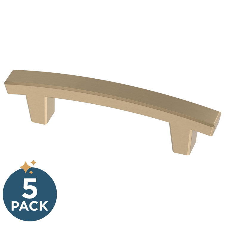 Champagne Bronze 3" Bar Cabinet Pulls with Mounting Hardware