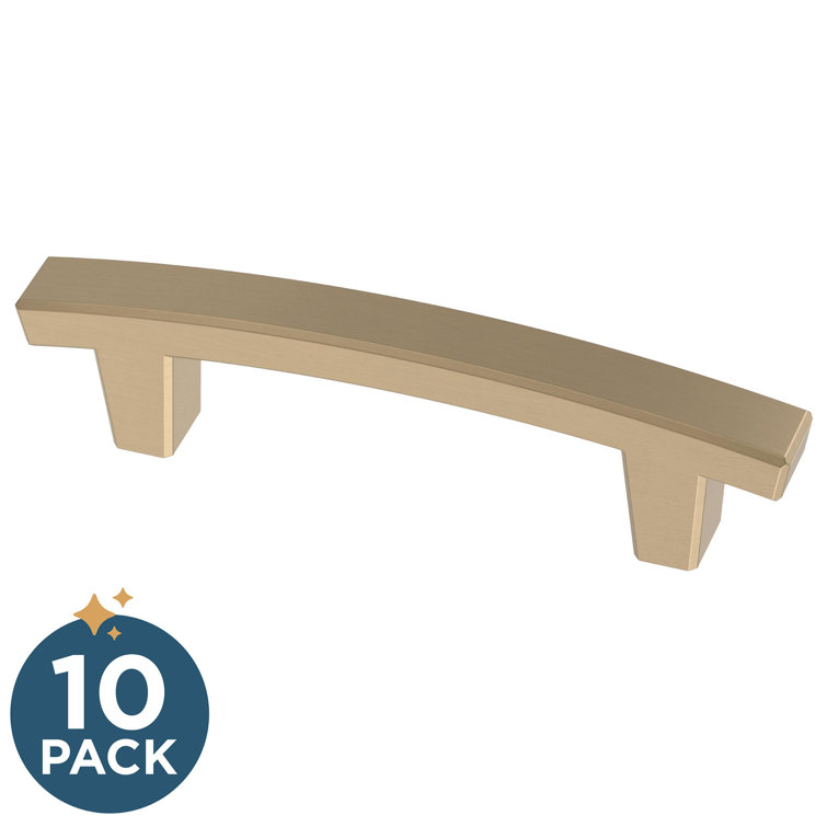 Champagne Bronze 6-3/8" Arch Cabinet Pull with Mounting Hardware