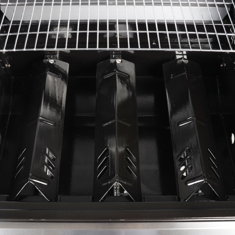 Grill Boss 3-Burner Black Stainless Steel Propane Gas Grill